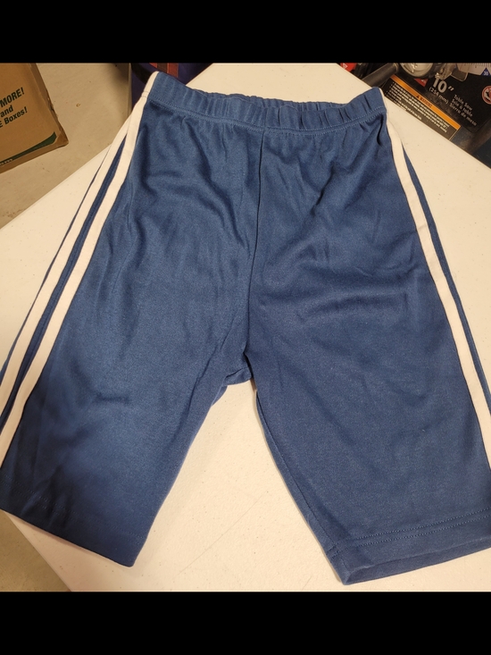 Furenza Other - Blue Kids Athletic Shorts with White Side Stripes